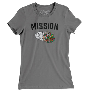 Mission Burrito Women's T-Shirt-Allegiant Goods Co. Vintage Sports Apparel