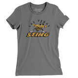 Las Vegas Sting Arena Football Women's T-Shirt-Allegiant Goods Co. Vintage Sports Apparel