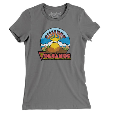 Billings Volcanos Basketball Women's T-Shirt-Allegiant Goods Co. Vintage Sports Apparel