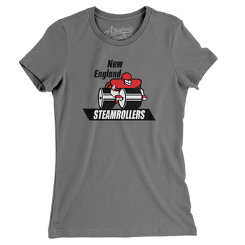 New England Steamrollers Football Women's T-Shirt-Allegiant Goods Co. Vintage Sports Apparel