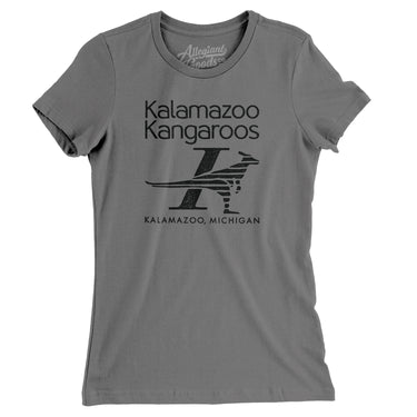 Kalamazoo Kangaroos Soccer Women's T-Shirt-Allegiant Goods Co. Vintage Sports Apparel