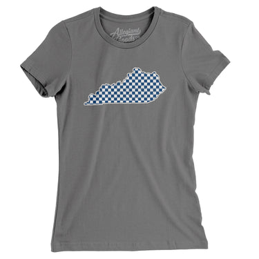 Kentucky Checkerboard Women's T-Shirt-Allegiant Goods Co. Vintage Sports Apparel