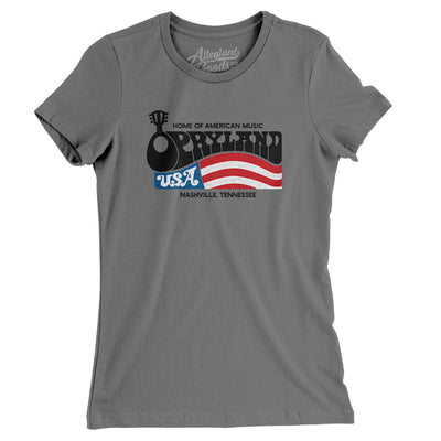 Opryland USA Theme Park Women's T-Shirt-Asphalt-Allegiant Goods Co. Vintage Sports Apparel