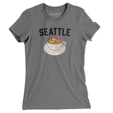 Seattle Coffee Women's T-Shirt-Allegiant Goods Co. Vintage Sports Apparel