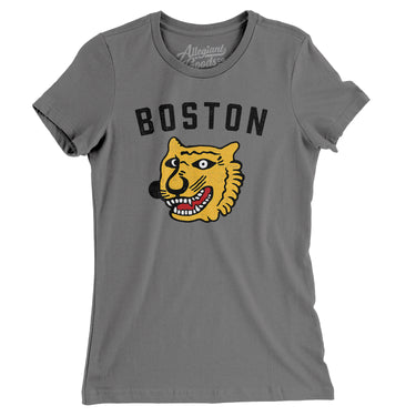 Boston Tigers Hockey Women's T-Shirt-Allegiant Goods Co. Vintage Sports Apparel