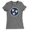Tennessee State Flag Women's T-Shirt-Asphalt-Allegiant Goods Co. Vintage Sports Apparel