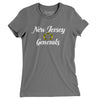 New Jersey Generals Football Women's T-Shirt-Asphalt-Allegiant Goods Co. Vintage Sports Apparel
