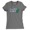 Seattle Ironmen Hockey Women's T-Shirt-Asphalt-Allegiant Goods Co. Vintage Sports Apparel