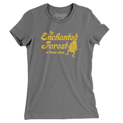 Enchanted Forest Amusement Park Women's T-Shirt-Asphalt-Allegiant Goods Co. Vintage Sports Apparel