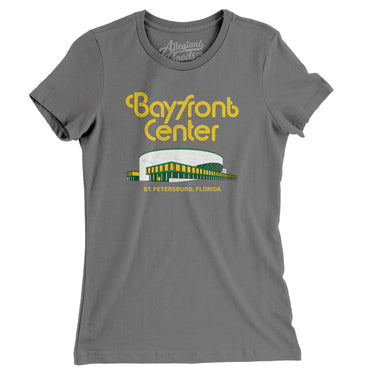 St. Petersburg Bayfront Center Women's T-Shirt-Allegiant Goods Co. Vintage Sports Apparel