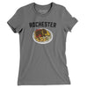 Rochester Garbage Plate Women's T-Shirt-Asphalt-Allegiant Goods Co. Vintage Sports Apparel