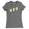 Green Bay 920 Area Code Women's T-Shirt-Asphalt-Allegiant Goods Co. Vintage Sports Apparel