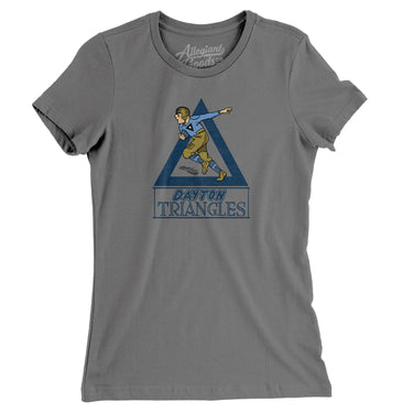 Dayton Triangles Football Women's T-Shirt-Allegiant Goods Co. Vintage Sports Apparel