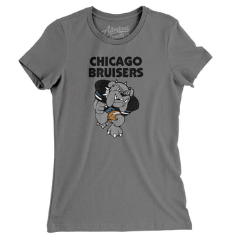 Chicago Bruisers Football Women's T-Shirt-Allegiant Goods Co. Vintage Sports Apparel