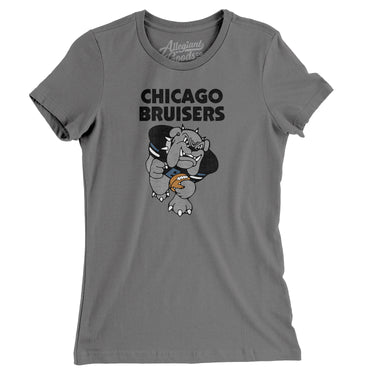 Chicago Bruisers Football Women's T-Shirt-Allegiant Goods Co. Vintage Sports Apparel