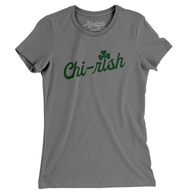 Chi-rish Women's T-Shirt-Asphalt-Allegiant Goods Co. Vintage Sports Apparel