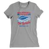 Buffalo War Memorial Stadium Women's T-Shirt-Allegiant Goods Co. Vintage Sports Apparel