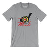 Detroit Wheels Football Men/Unisex T-Shirt-Athletic Heather-Allegiant Goods Co. Vintage Sports Apparel