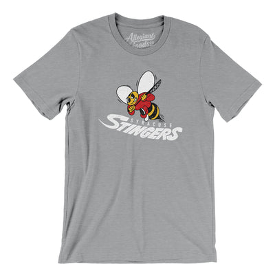 Syracuse Stingers Lacrosse Men/Unisex T-Shirt-Athletic Heather-Allegiant Goods Co. Vintage Sports Apparel