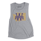 Washington Home State Women's Flowey Scoopneck Muscle Tank-Allegiant Goods Co. Vintage Sports Apparel