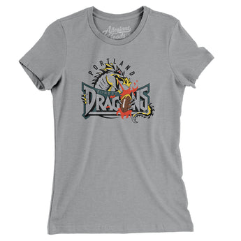 Portland Forest Dragons Arena Football Women's T-Shirt-Allegiant Goods Co. Vintage Sports Apparel