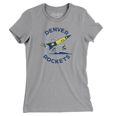 Denver Rockets Basketball Women's T-Shirt-Allegiant Goods Co. Vintage Sports Apparel