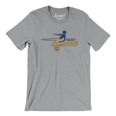 Rochester Zeniths Basketball Men/Unisex T-Shirt-Allegiant Goods Co. Vintage Sports Apparel
