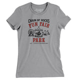 Chain of Rocks Amusement Park Women's T-Shirt-Allegiant Goods Co. Vintage Sports Apparel