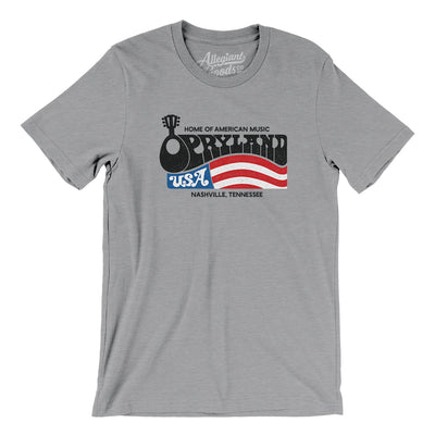 Opryland USA Theme Park Men/Unisex T-Shirt-Athletic Heather-Allegiant Goods Co. Vintage Sports Apparel