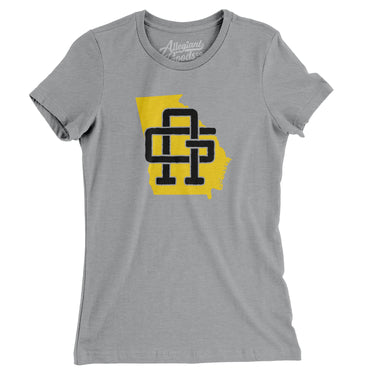 Georgia Home State Women's T-Shirt-Allegiant Goods Co. Vintage Sports Apparel