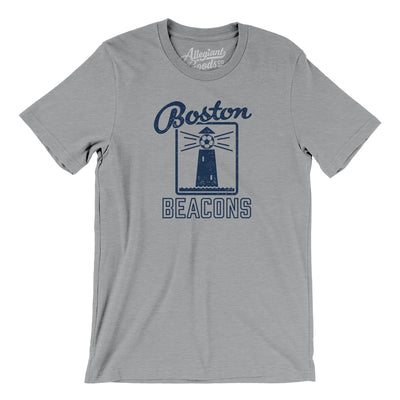 Boston Beacons Soccer Men/Unisex T-Shirt-Athletic Heather-Allegiant Goods Co. Vintage Sports Apparel