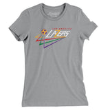 Los Angeles Lazers Soccer Women's T-Shirt-Allegiant Goods Co. Vintage Sports Apparel
