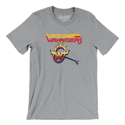 Arizona Wranglers Football Men/Unisex T-Shirt-Athletic Heather-Allegiant Goods Co. Vintage Sports Apparel