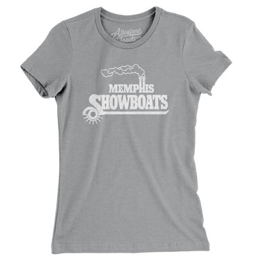 Memphis Showboats Football Women's T-Shirt-Allegiant Goods Co. Vintage Sports Apparel