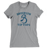 Brooklyn Tip-Tops Baseball Women's T-Shirt-Athletic Heather-Allegiant Goods Co. Vintage Sports Apparel