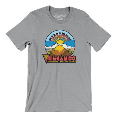 BIllings Volcanos Basketball Men/Unisex T-Shirt-Allegiant Goods Co. Vintage Sports Apparel