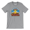 BIllings Volcanos Basketball Men/Unisex T-Shirt-Athletic Heather-Allegiant Goods Co. Vintage Sports Apparel