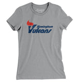Birmingham Vulcans Football Women's T-Shirt-Allegiant Goods Co. Vintage Sports Apparel