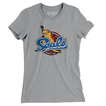 Orlando Seals Hockey Women's T-Shirt-Allegiant Goods Co. Vintage Sports Apparel