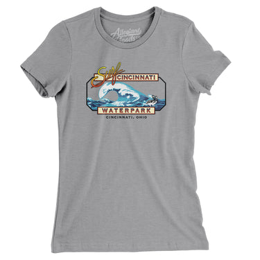 Surf Cincinnati Amusement Park Women's T-Shirt-Allegiant Goods Co. Vintage Sports Apparel