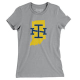Indiana Home State Women's T-Shirt-Allegiant Goods Co. Vintage Sports Apparel