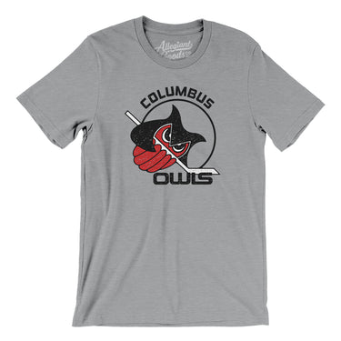 Columbus Owls Hockey Men/Unisex T-Shirt-Allegiant Goods Co. Vintage Sports Apparel