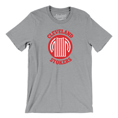 Cleveland Stokers Soccer Men/Unisex T-Shirt-Athletic Heather-Allegiant Goods Co. Vintage Sports Apparel