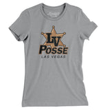 Las Vegas Posse Football Women's T-Shirt-Allegiant Goods Co. Vintage Sports Apparel
