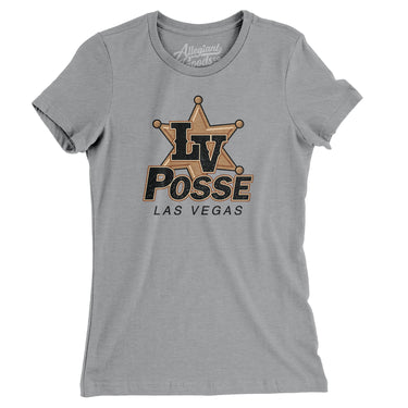 Las Vegas Posse Football Women's T-Shirt-Allegiant Goods Co. Vintage Sports Apparel