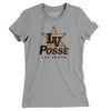 Las Vegas Posse Football Women's T-Shirt-Athletic Heather-Allegiant Goods Co. Vintage Sports Apparel