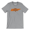 Tennessee Home State Men/Unisex T-Shirt-Athletic Heather-Allegiant Goods Co. Vintage Sports Apparel