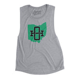 Ohio Home State Women's Flowey Scoopneck Muscle Tank-Allegiant Goods Co. Vintage Sports Apparel