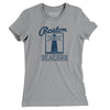 Boston Beacons Soccer Women's T-Shirt-Athletic Heather-Allegiant Goods Co. Vintage Sports Apparel