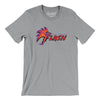 Las Vegas Flash Roller Hockey Men/Unisex T-Shirt-Athletic Heather-Allegiant Goods Co. Vintage Sports Apparel